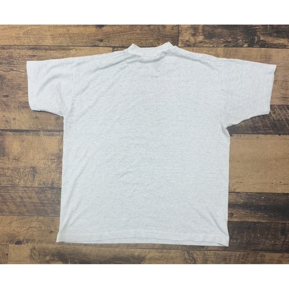 Vintage Michigan State University Gray 90s Shirt Single-Stitch Size XL Spell Out - Picture 12 of 12